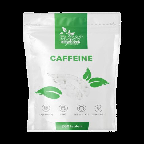 Raw Powders Caffeine 200mg 200 Tablete